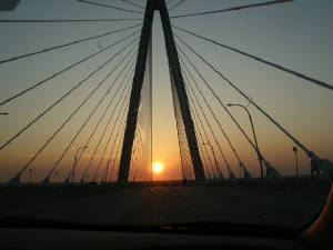 Crossing the Bridge in Charleston. by RP