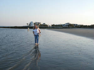 Charleston NC Easter 2010 Me on the Beach by Rainbow Princess