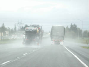 Day 1: On the Interstate in the Rain - Photo by Rainbow Princess