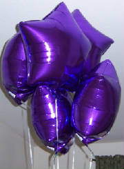 purple balloons