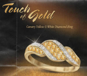 canary diamond ring