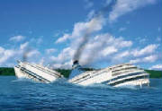 Sinking ship