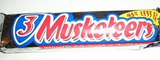 3 Musketeers Candy Bar