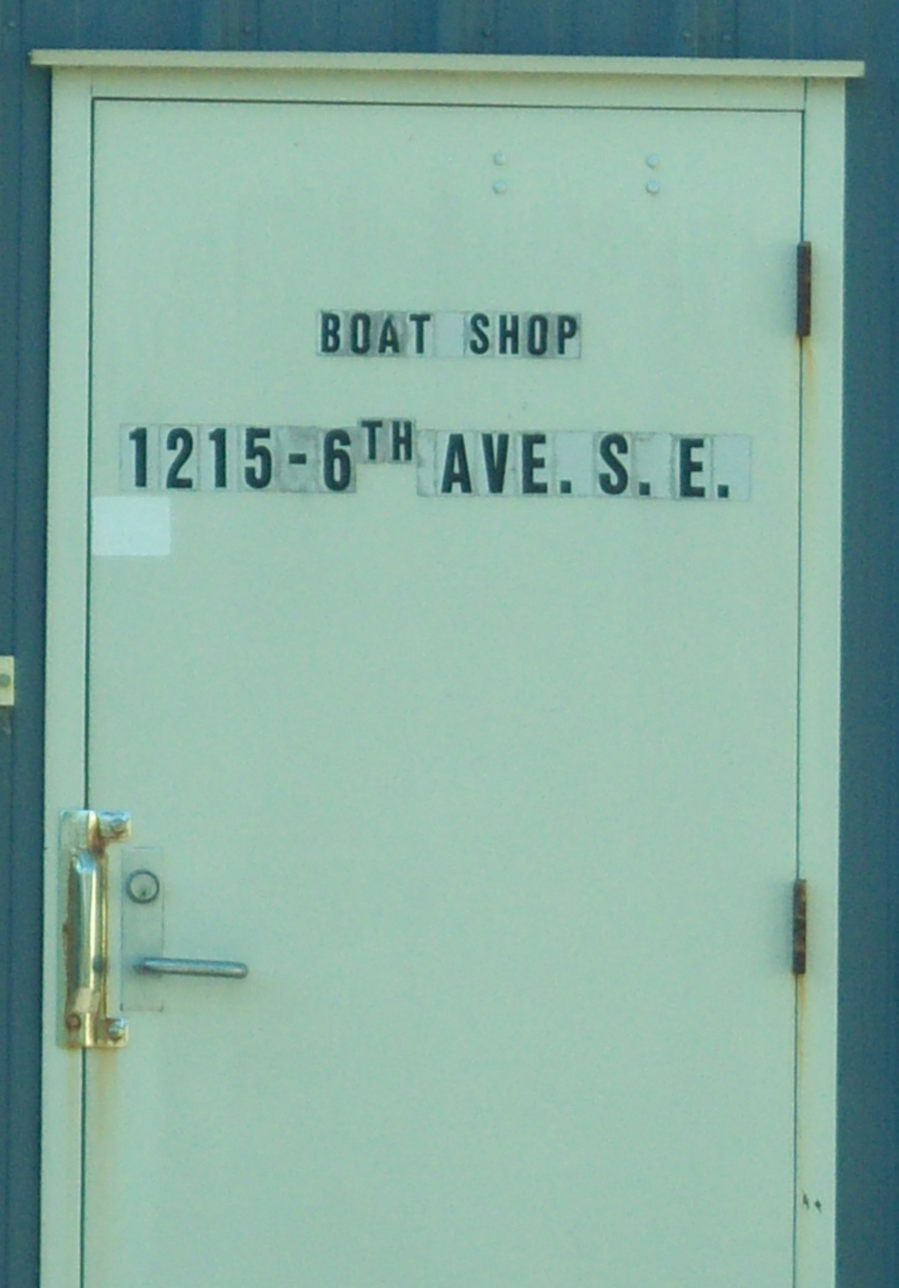 Door to the Boat Shop